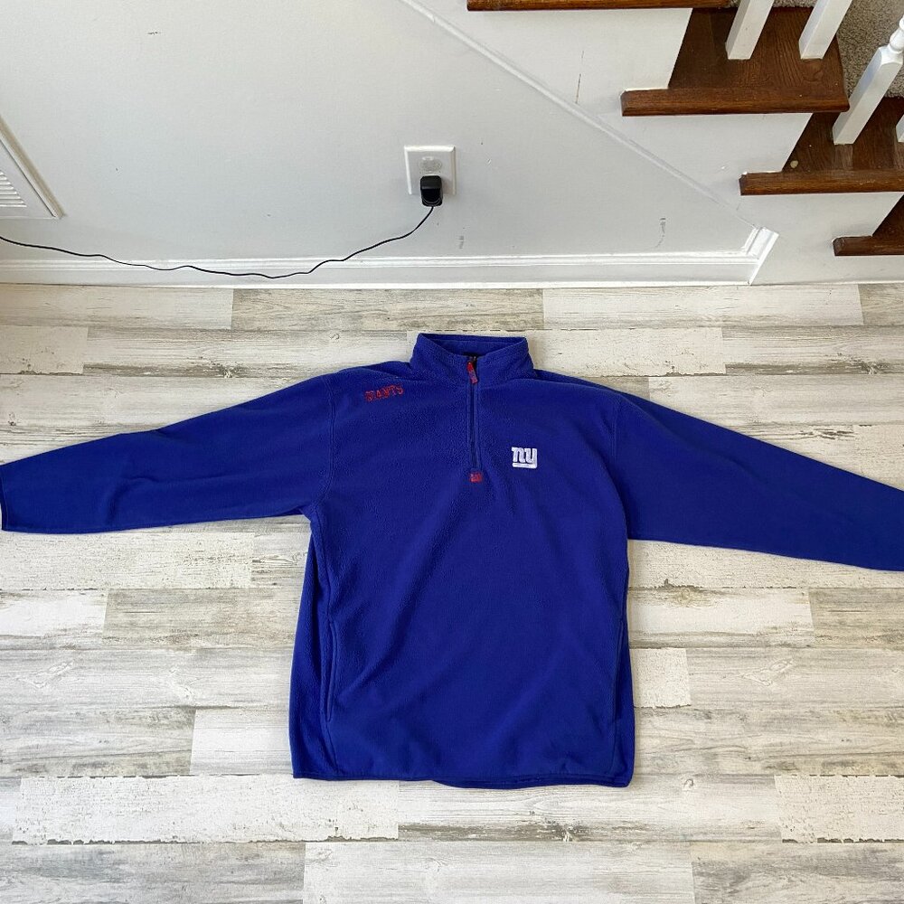 CLEARANCE! NFL New York Giants Men's Size XXL Quarter Zip Polar Fleece Jacket